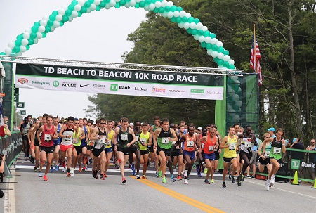 Robertson and Chebet Tuei win titles at TD Beach to Beacon 10K on Aug. 4 in Cape Elizabeth, Maine.