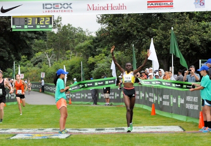 Micah Kogo and Joyce Chepkirui win 16th TD Beach to Beacon 10K Road Race on Saturday in Cape Elizabeth, Maine.