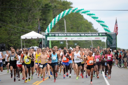 Micah Kogo and Joyce Chepkirui win 16th TD Beach to Beacon 10K Road Race on Saturday in Cape Elizabeth, Maine.