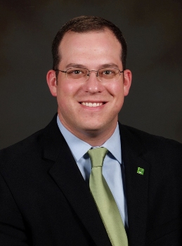 Aaron Paddock, Store Manager of the new TD Bank store at Faneuil Hall in Boston.