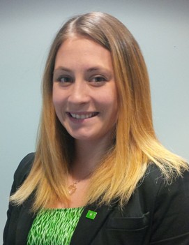 Allison Olivieri, new Assistant Vice President, Store Manager at TD Bank in Brookline.