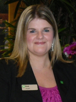 Angela Carwell, new Store Manager at TD Bank in Allentown, PA.