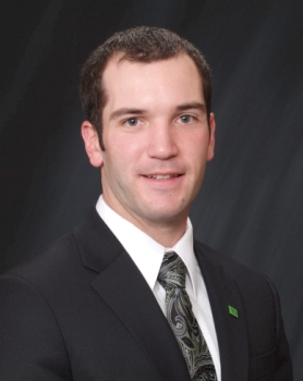 Adam Trivilino, new Store Manager at TD Bank in Great Barrington, Mass.