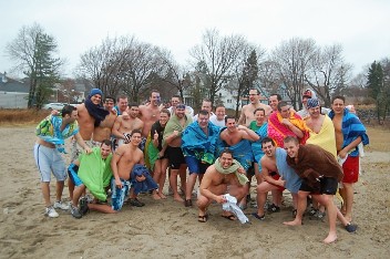 C.J. Sweeney's Auldwood Polar Dip on March 10 in Stamford, Conn., raises funds for Camp Sunshine, a national retreat in Maine serving families with sick children.