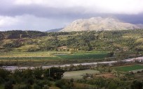 The countryside of Calabria in southern Italy