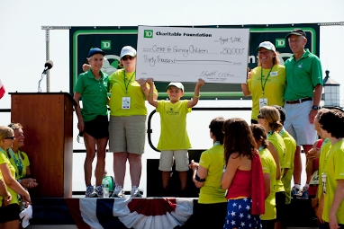 The Center for Grieving Children, the 2012 race beneficiary, received $30,000 from the TD Charitable Foundation