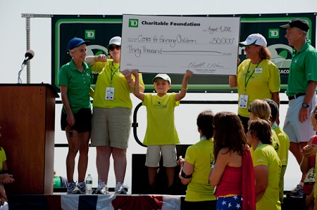 A different Maine charity receives $30,000 from the TD Charitable Foundation each year as beneficiary of the TD Beach to Beacon.