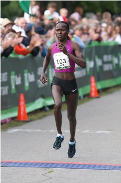 Lineth Chepkurui of Kenya, one of the hottest distance runners in the world, will take part in the Run Gloucester! 7-Mile Road Race in Cape Ann, Mass. on Aug. 22