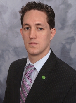 Christopher Mitchell, new Store Manager at TD Bank in New York City, NY.