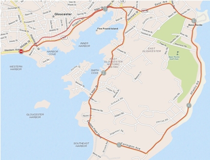 The Run Gloucester! 7-Mile Road Race includes nearly five miles of ocean views for runners in Cape Ann, Massachusetts.