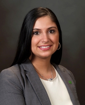 Cristina Sclafini, new Store Manager at TD Bank in Brookline, Mass.