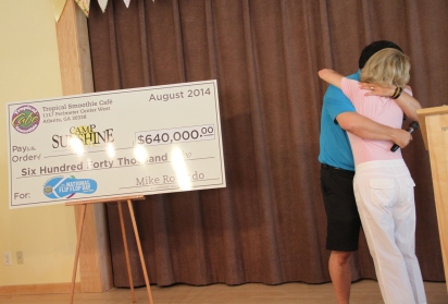 Tropical Smoothie Cafe donated $640,000 to Camp Sunshine as result of the chain's National Flip Flop Day Campaign.