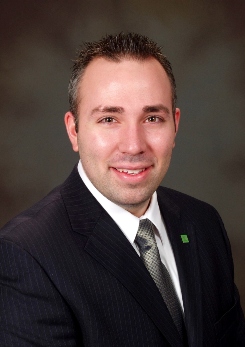 David Le Munyon, the new Store Manager at TD Bank in Atco, N.J.