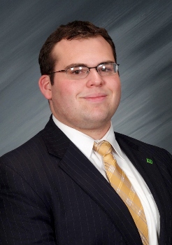 Devin Griffin, new Commercial Portfolio Loan Officer in Middle Market Lending at TD Bank in Philadelphia.