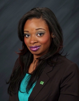 Dominique Goss, new Store Manager at TD Bank in Jenkintown, Pa.
