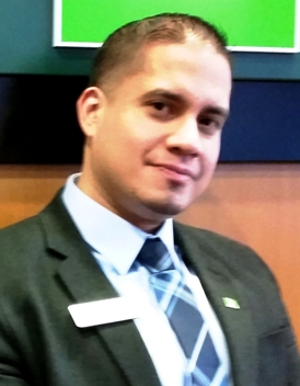 Edwin Reyes, new Vice President, Store Manager at TD Bank in New York City.