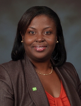 Edmarie N. Edwards, the new Store Manager at TD Bank in Tamarac, Fla.