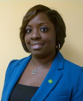 Erika Diggs, new Store Manager at TD Bank in Bridgeton, NJ.
