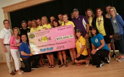 Tropical Smoothie Cafe donates $515,000 to Camp Sunshine as result of National Flip Flop Day campaign