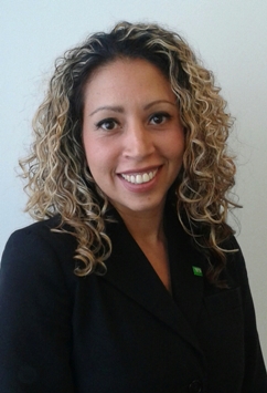 Gisell Mason, new Assistant Vice President, Store Manager at TD Bank in Toms River, NJ.