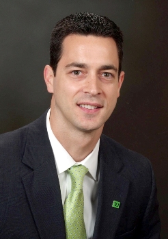 Gregory Pastor, new VP in Commercial Lending at TD Bank in Wilton, Conn.