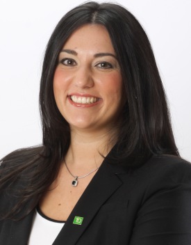 Hannah Franka, new Assistant Vice President, Sales and Service Manager at TD Bank in Toms River, NJ.