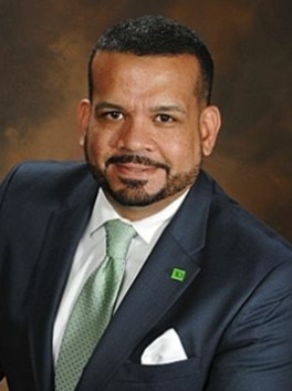 Hiram Turull, new Assistant Vice President, Store Manager at TD Bank in Kissimmee, FL.
