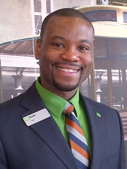 Ian-Christopher Jackson, new Store Manager at TD Bank in Conshohocken, PA.