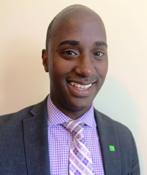 Ian Kelley, new Assistant Vice President, Sale and Service Manager at TD Bank in Basking Ridge, NJ.