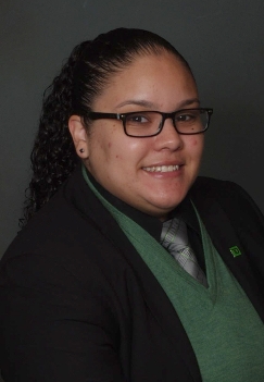 India Delgado, new Store Manager at TD Bank in Haledon, N.J.
