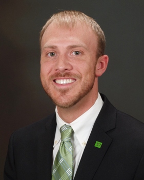 Jake Ortz, TD Bank's new Store Manager in Eatontown, N.J.