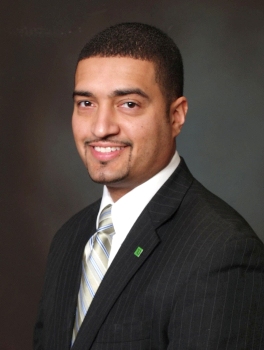 Jaymes DeJesus, TD Bank's new Store Manager in Paterson, N.J.