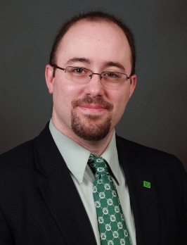 Joshua L. Cormier, new Store Manager at TD Bank in Gardner, Mass.