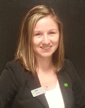 Jennifer Dreher, new Sales and Service Manager at TD Bank in Forked River, NJ.