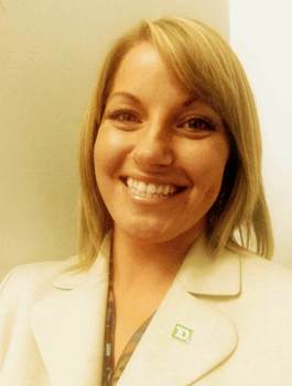 Jessica Beal, new Assistant Vice President, Store Manager at TD Bank in Ellsworth, ME.