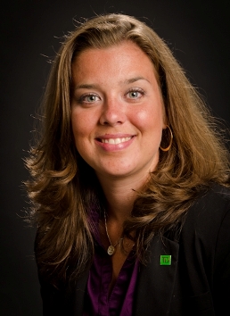 Jessica Brookes, new Store Manager at TD Bank in Brattleboro, Vt.