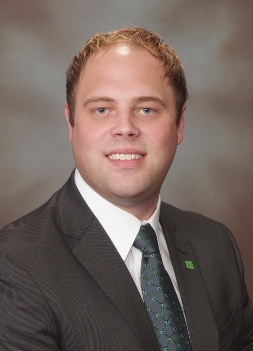 Joshua Gentry, new Store Manager at TD Bank in Anderson, S.C.