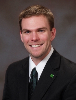 John D. Morrell, new Store Manager in TD Bank's Copley Square store in Boston.