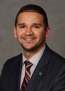 Joel Rodriguez, new Assistant Vice President, Store Manager at TD Bank in New York City.