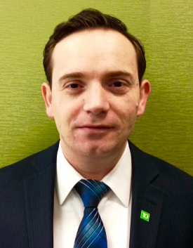 John Popescu, new Store Manager at TD Bank in New York City.