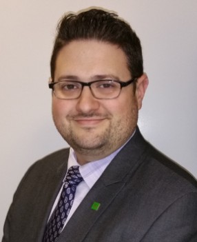 Jonathan Grunfeld, new Store Manager at TD Bank in Brooklyn.