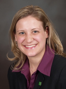 Jennifer Sirois, new Vice President - Portfolio Manager at TD Bank in Portland, Maine.