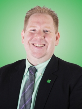 Justin Levine, new Store Manager at TD Bank in Altamonte Springs, Fla.