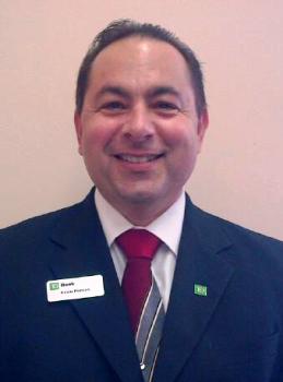 Kevin Hansen, new Assistant Vice President, Store Manager at TD Bank in Orange City, Fla.