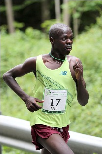 Alan Kiprono, 20, of Kenya, running the United States for the first tim, is in the field for the Run Gloucester! 7-Mile Road Race on Aug. 22