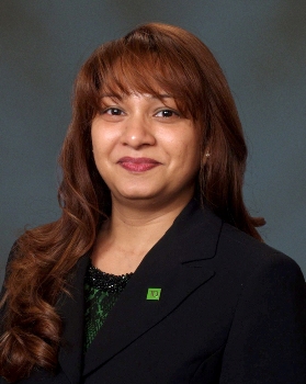 Latchmi Persaud, TD Bank's new Store Manager in South Richmond Hill, N.Y.