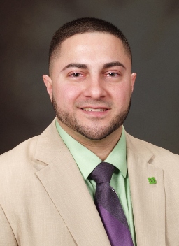 Luis Carrion, the new Store Manager at TD Bank in Ewing, N.J.