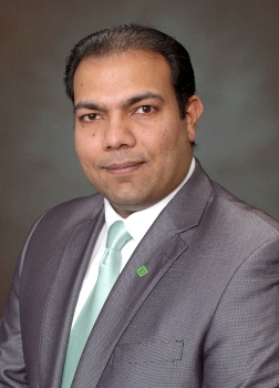 Muhammad Abuzar, TD Bank's new Store Manager in Salem, N.H.