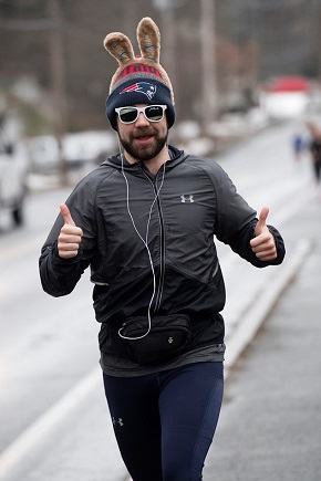 Dave McGillivray running his 45th Boston Marathon in support of Martin Richard Foundation.