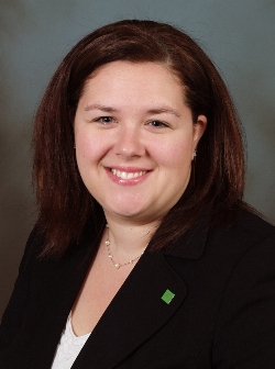 Meagan L. Barrett, new Store Manager at TD Bank in Auburn, Maine.
